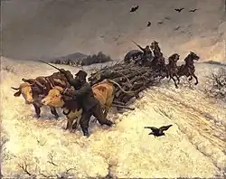 Rudolf Koller: Sleigh Ride (1892)