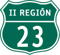 Route 23 shield}}