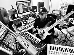 Farish in the studio