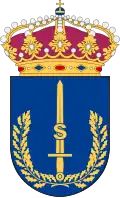 Coat of arms of the Southern Military District Staff 1983–1994.