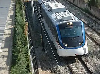 E22008 at Adnan Menderes Airport railway station.