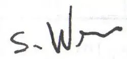 Signature "S. Weiss"
