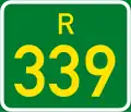 Regional route R339 shield