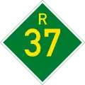 Provincial route R37 shield
