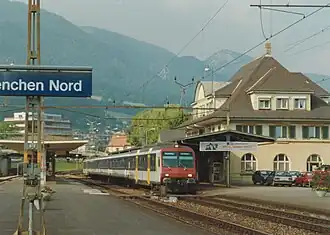 Platforms and station building (undated)