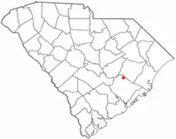 Location of St. Stephen, South Carolina