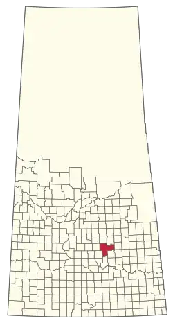 Location of the RM of Mount Hope No. 279 in Saskatchewan