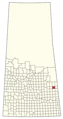 Location of the RM of Keys No. 303 in Saskatchewan