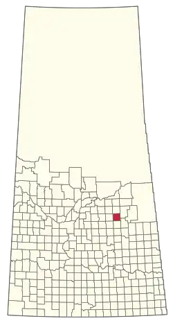 Location of the RM of Barrier Valley No. 397 in Saskatchewan