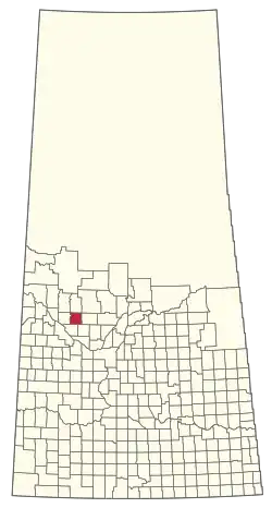 Location of the RM of Round Hill No. 467 in Saskatchewan