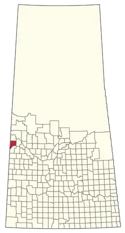 Location of the RM of Wilton No. 472 in Saskatchewan