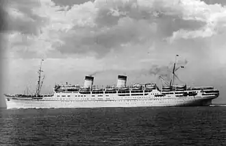 SS Conte Grande after her reconstruction