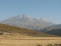 Ahar town lies on the north-west face of Mount Sabalan