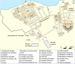 map of ancient Sabratha