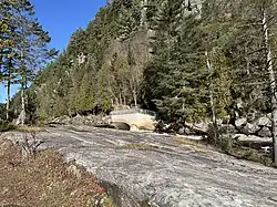 Jean-Noël Côté (1942-2007) Dam,[5][6] outlet of Long Lake (Saint-Alban) and Noire River source