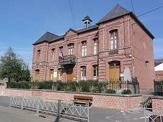 The town hall in Saint-Hilaire-sur-Helpe
