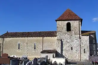 The church of Saint-Romain-de-Vignague in Sauveterre-de-Guyenne