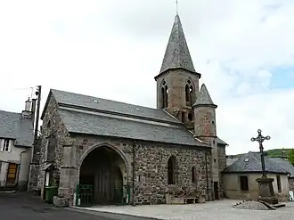 The church in Saint-Saturnin