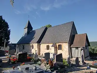 The church in Saint-Sulpice-de-Grimbouville