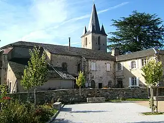 The church in Le Masnau-Massuguiès