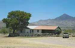 The historic Salero Ranch House just northwest of the townsite.