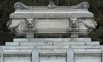 Samuel J. Tilden Monument, Cemetery of the Evergreens, New Lebanon, New York, (1895).