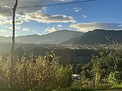 Panoramic view of San Antonio Sacatepéquez