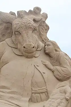 Image 15Sand Sculpture at Weston-super-Mare Sand Sculpture Festival of A Midsummer Nights Dream (from Culture of Somerset)