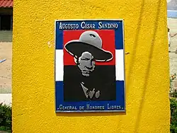 Image 27The name Augusto Sandino, Nicaraguan nationalist hero for his struggle against the United States, was taken by leftist guerrillas as the Sandinista National Liberation Front (FSLN). (from History of Latin America)