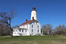 Sandy Hook Light was built in 1764. It is the oldest operating lighthouse in the United States.[59]