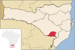 Location of São Joaquim