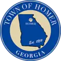 Official seal of Homer, Georgia