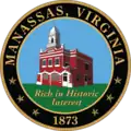Official seal of Manassas, Virginia