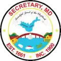 Official seal of Secretary, Maryland