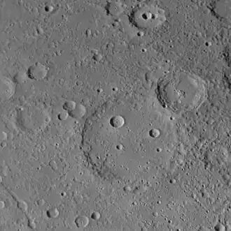 Oblique view, looking south