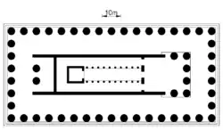 Temple G, Selinus, with well-defined adyton.