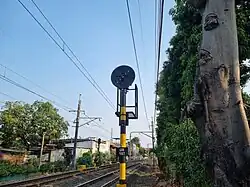 LED signal signs showing the 9C2 signal