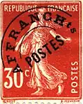 Precancel stamp of France
