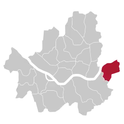 Location of Gangdong District in Seoul