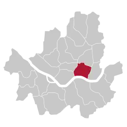 Location of Seongdong District in Seoul