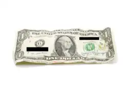 a bill stamped by Where's George