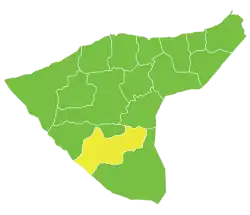 Al-Shaddadah Subdistrict in Syria