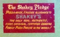 Shakey's had its own "pledge of allegiance" in the early 1970s.