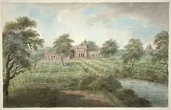 Shalimar Gardens, Delhi, showing the majestic Parterre and Diwan Khana (visitors pavilion) in the background.