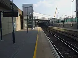 Platforms looking south