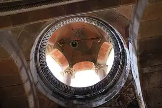 View of the belfry interior