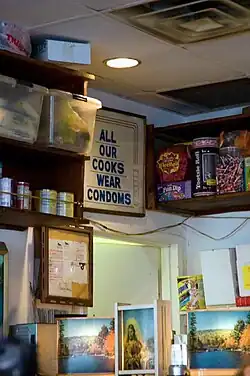 Interior of Shopsin's Greenwich Village location, 2006