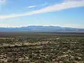 View of the Sierritas from the Santa Rita Experimental Range.