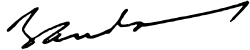 Baudouin's signature