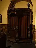Confessional on the north side